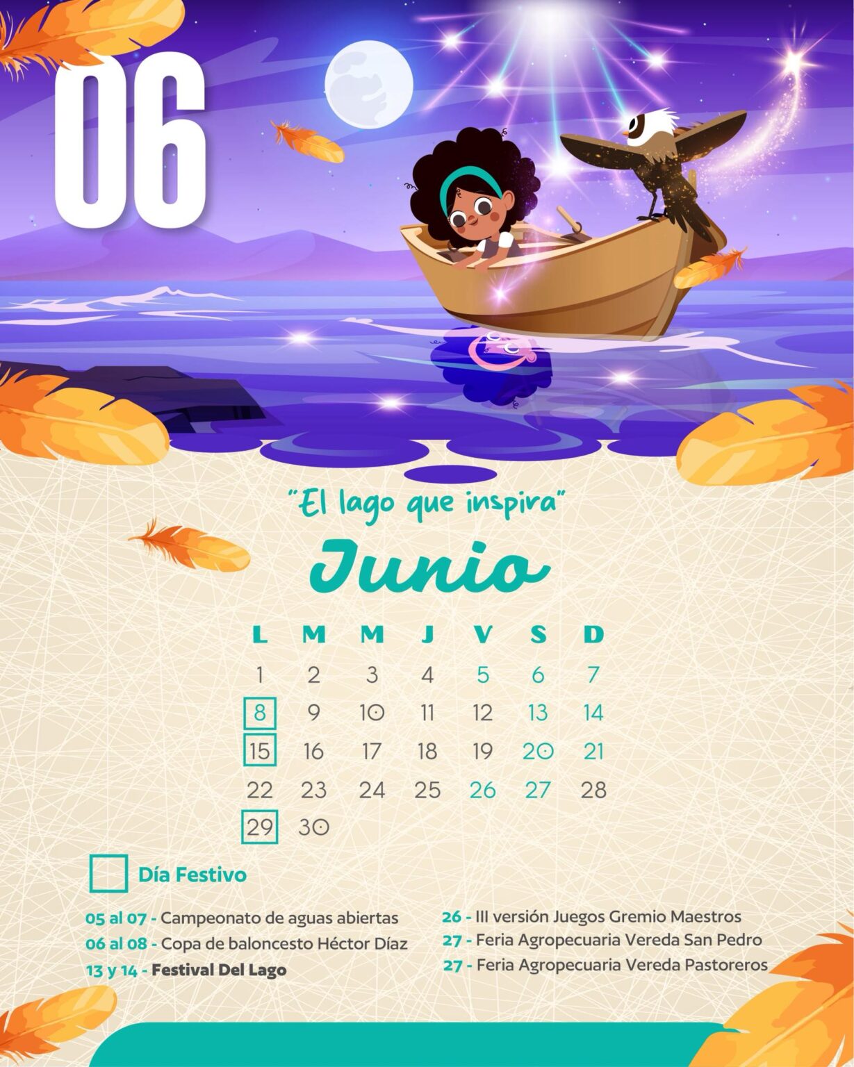 Junio-Calendario de eventos Paipa