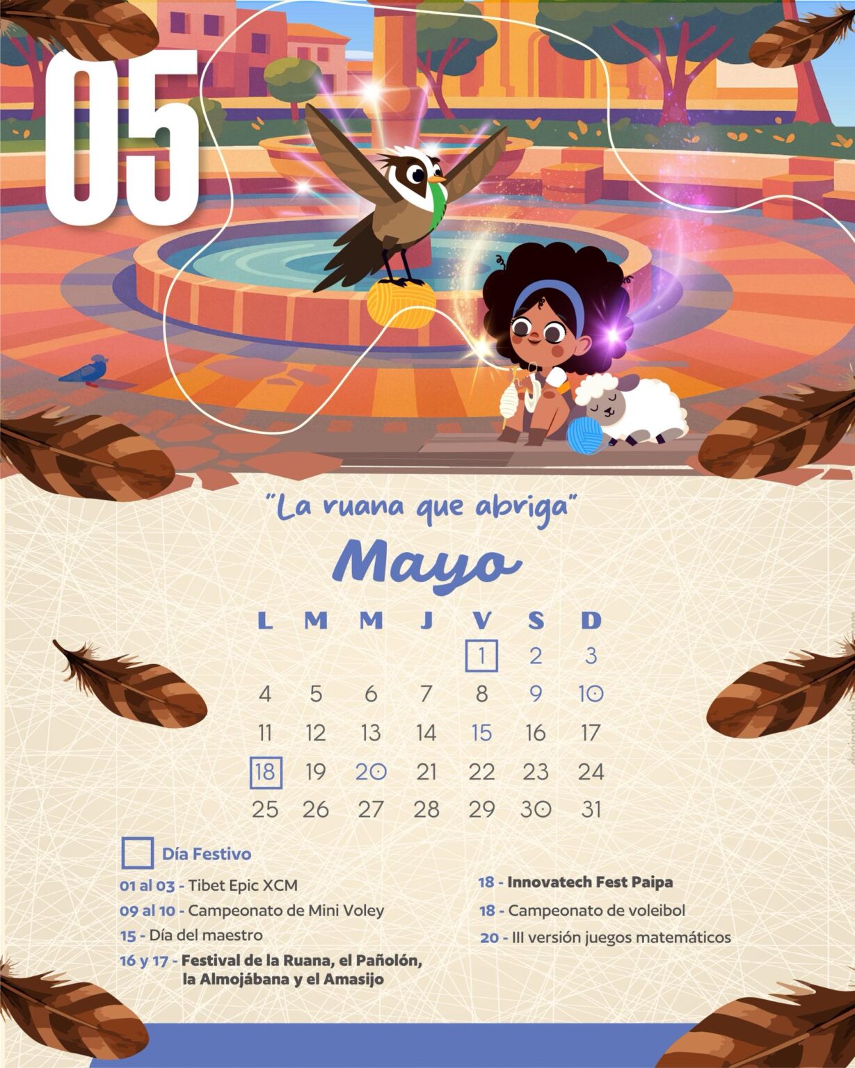 mayo-Calendario de eventos Paipa