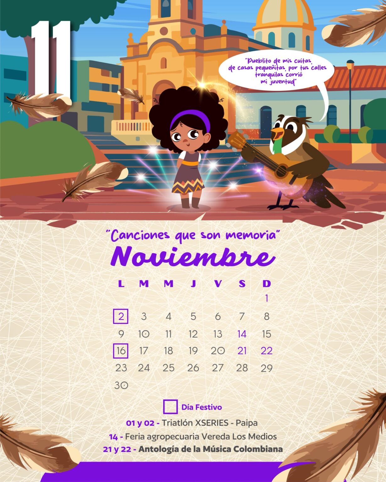 Nociembre-Calendario de eventos Paipa
