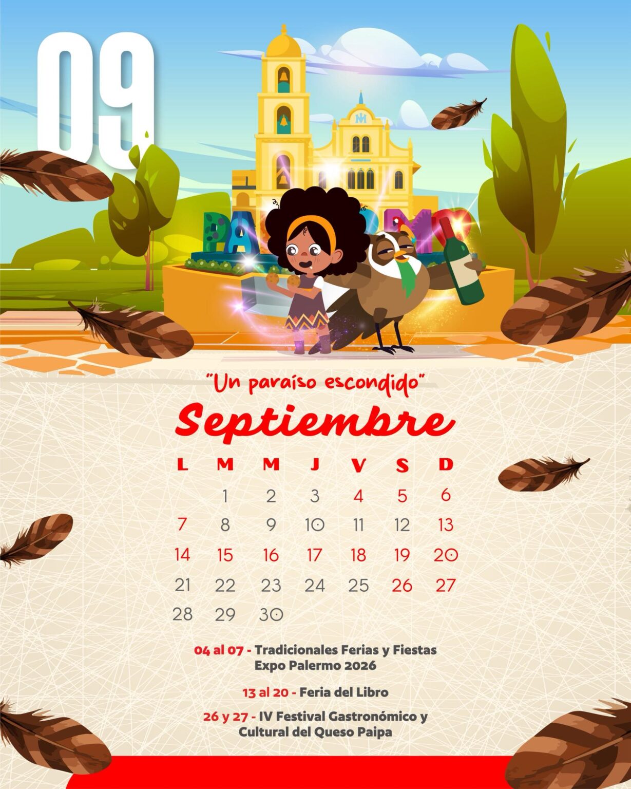 Septiembre-Calendario de eventos Paipa